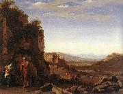 POELENBURGH, Cornelis van Rest on the Flight into Egypt af France oil painting artist
